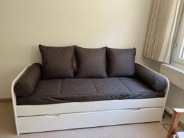 Sobreal Flocon Ausziehbett / Tagesbett + 2 Matratzen
