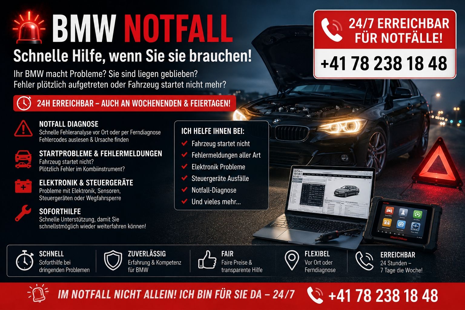 Sonstiges für Büro & Gewerbe: 🔧 BMW Diagnose | Codierung | Nachrüstung | ISTA | E-Sys |  – Gebraucht aus Neuhausen am Rheinfall von SMP-Ermischer 1