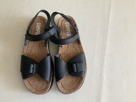Sandalen Camper schwarz mit Korksohle guter Zustand 39