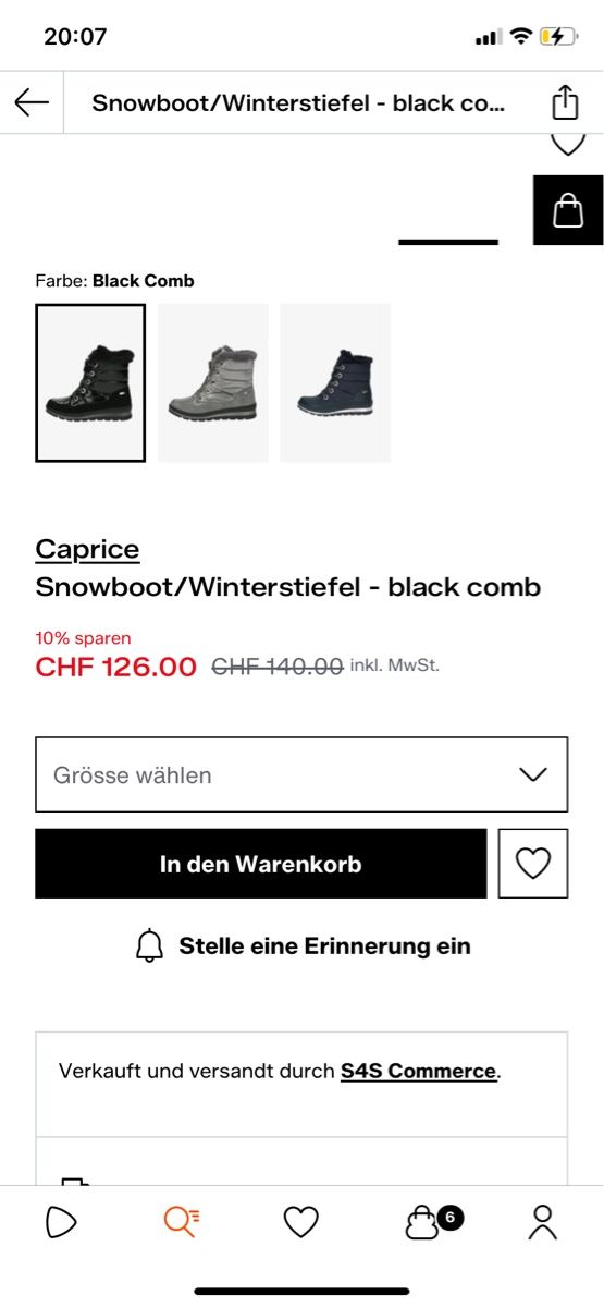 Scarpe da donna: Snowboot Winterstiefel, Grösse 39, neu – Nuovo e nell'imballaggio originale da Wauwil venduto da nad_ls52 5