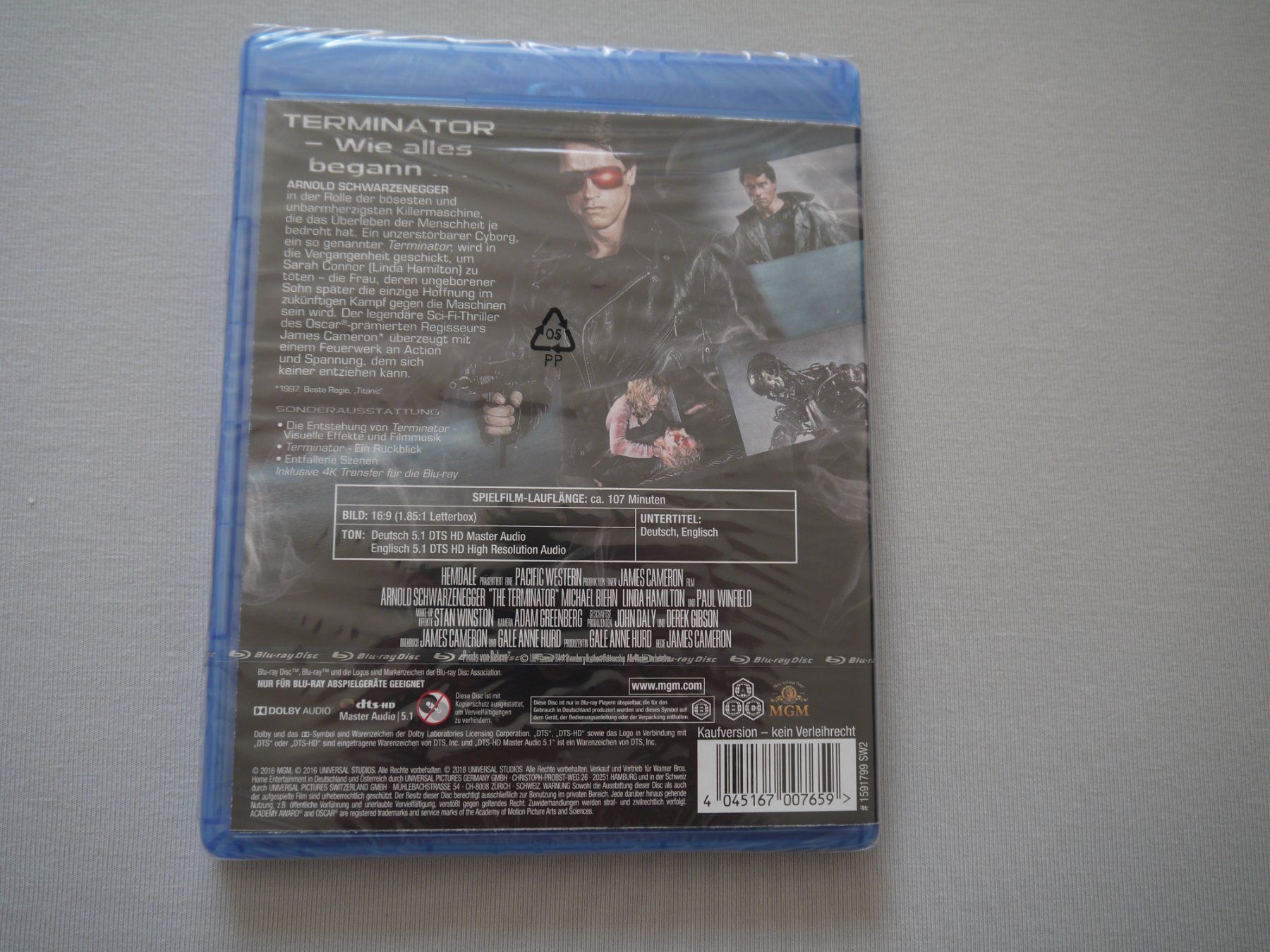 Tous les DVDs: TERMINATOR  - Schwarzenegger - neu OVP – Neuf avec emballage d'origine à Hagendorn par Blaf 1