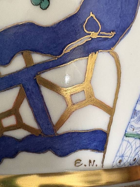 Lampade: Lampe, handbemalt – Usato da Zürich venduto da MariA_S. 2