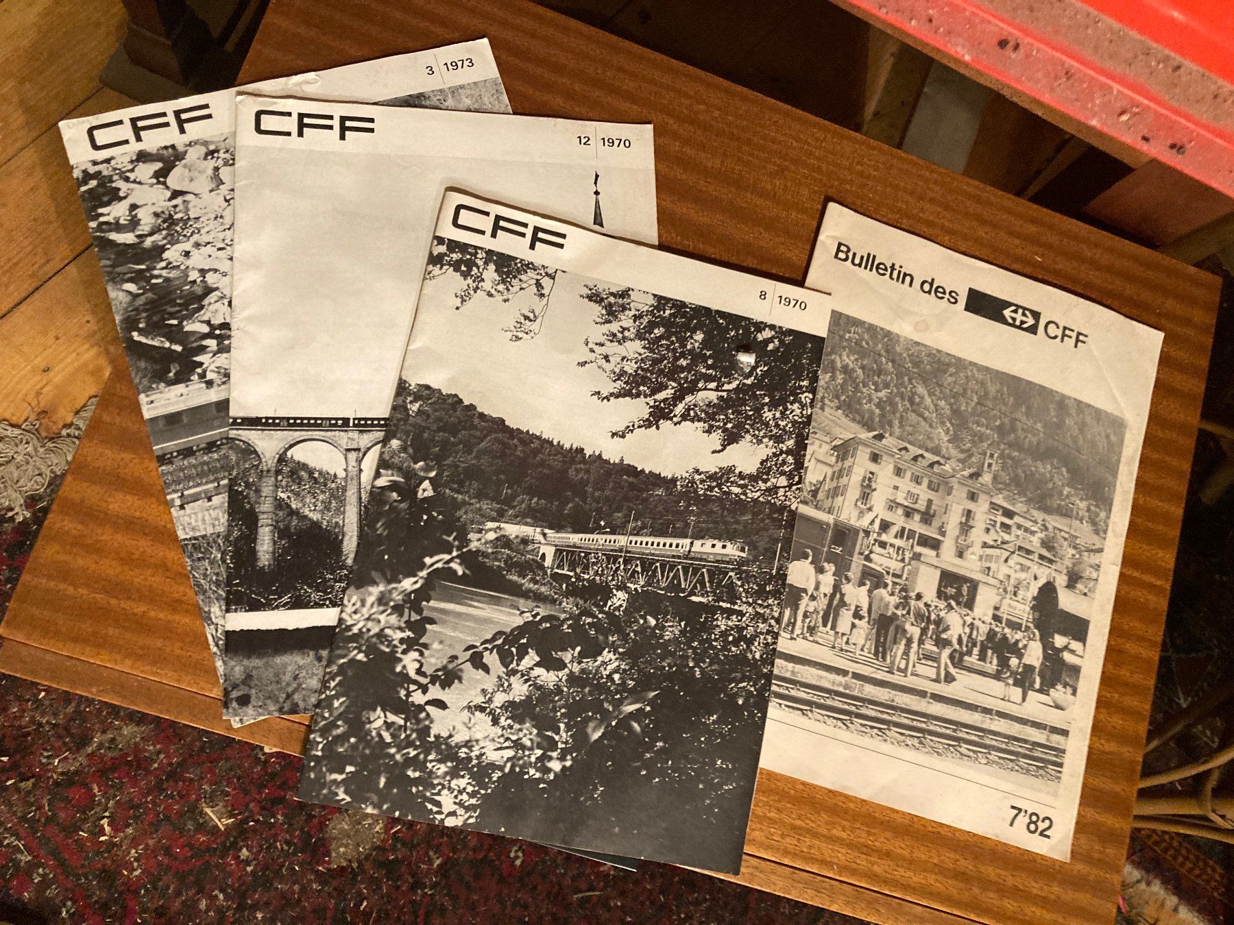 Riviste & Magazine: CFF Train SBB Sammlung Zeitschrift 1970 – Usato da St-Cierges venduto da LeRegain