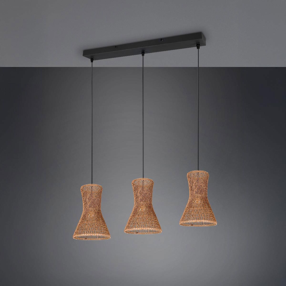 Lampadari & plafoniere: Pendelleuchte,Papiergarn, 75 cm x 20 cm – Nuovo (secondo la descrizione) da Kreuzlingen venduto da Smart-Light 3