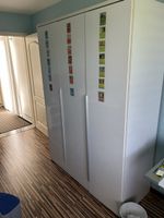 PAIDI Kleiderschrank Weiss 3-türig mit Spiegel, Top Zustand!