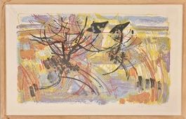 Maurice Élie SARTHOU (1911-1999) Lithographie Handsigniert