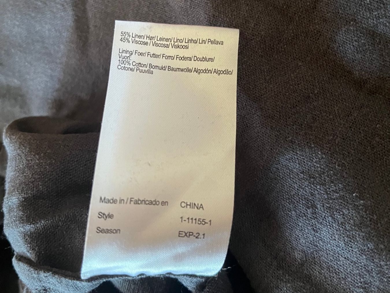 Tute: NOA NOA Jumpsuit mit Leinen – Usato da Luzern venduto da Aleoschli 5