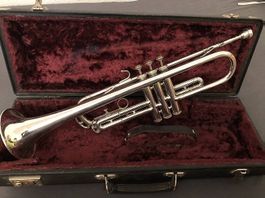B-Trumpet Reynolds Emperor ,versilbert> ,Revidiert ,Bj.1958