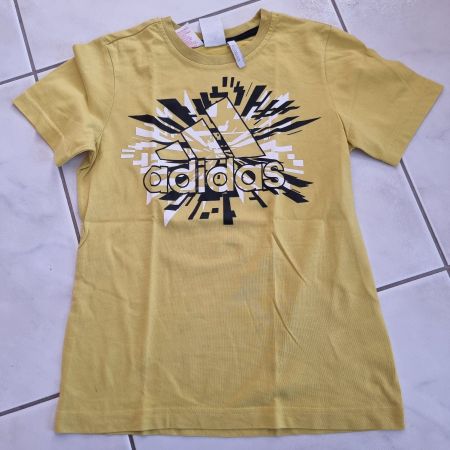 Schönes Adidas T-Shirt Gr. 152 Gelb