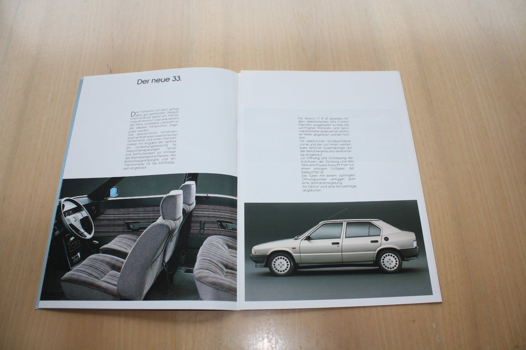 Alfa Romeo Dokumente: Alfa 33 CH-Prospekt 8/1991 – Gebraucht aus Wikon von erwin400 2