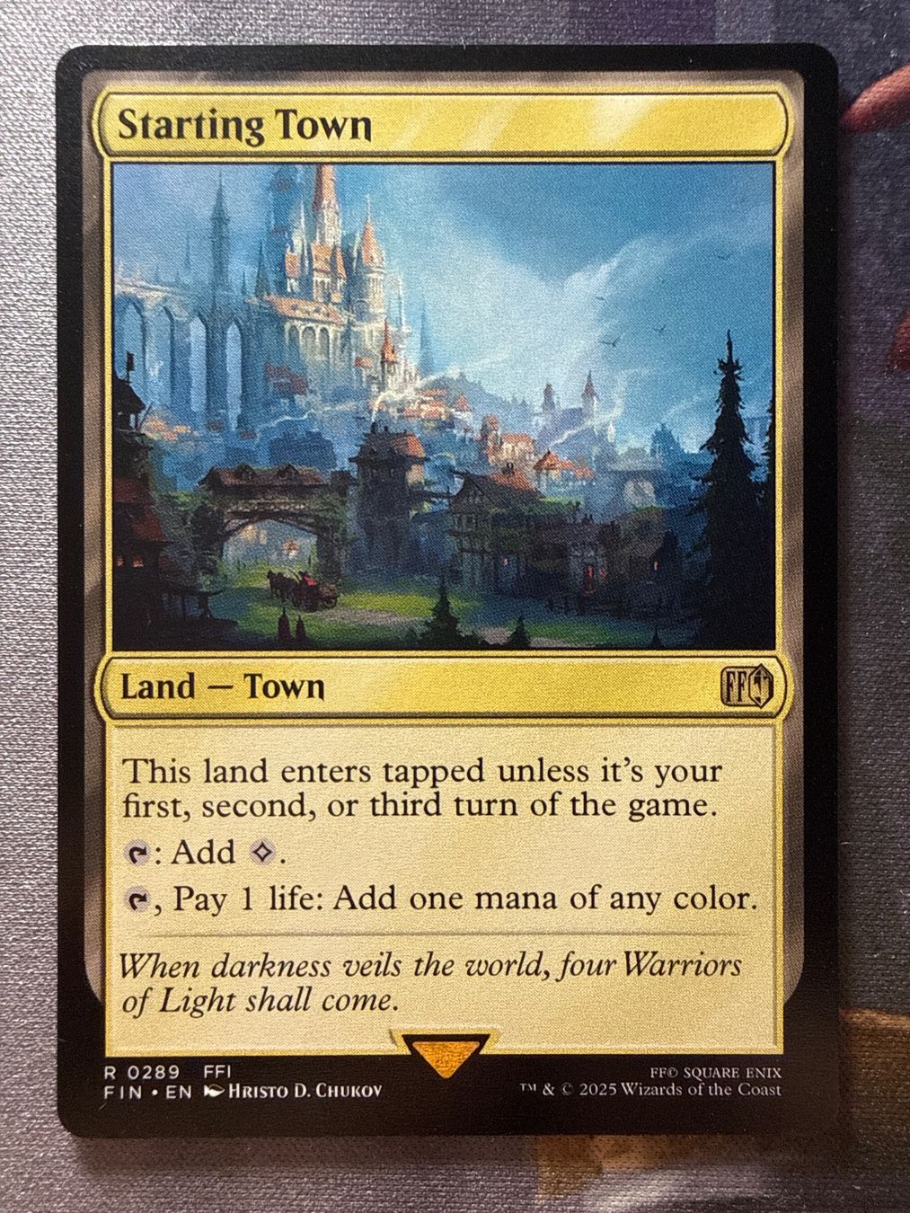 Magic The Gathering Carte collezionabili: Starting Town 0289 Final Fantasy – Nuovo (secondo la descrizione) da Windlach venduto da Karterix