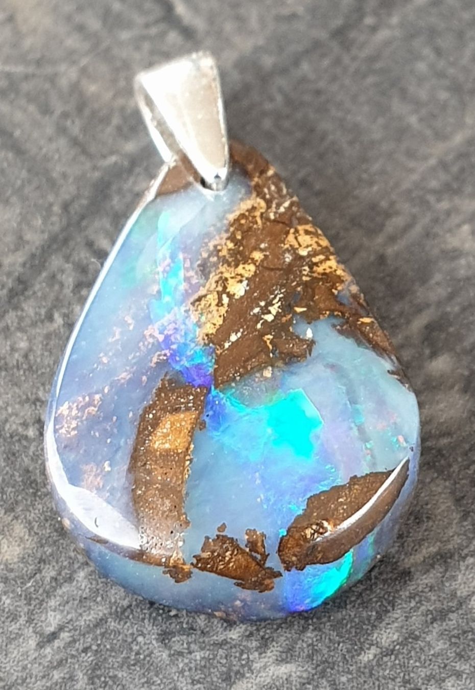 Ciondoli: Anhänger Boulder Opal. – Nuovo (secondo la descrizione) da Niederbüren venduto da Raphael014 3