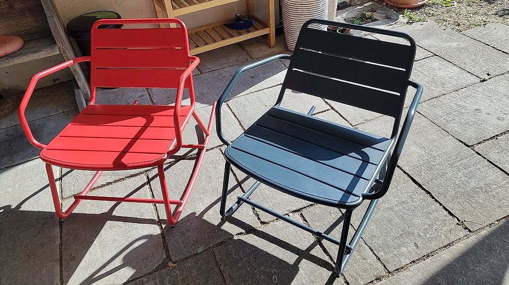 Stühle: Metal Gartenstühle – Gebraucht aus Winterthur von NWidmer