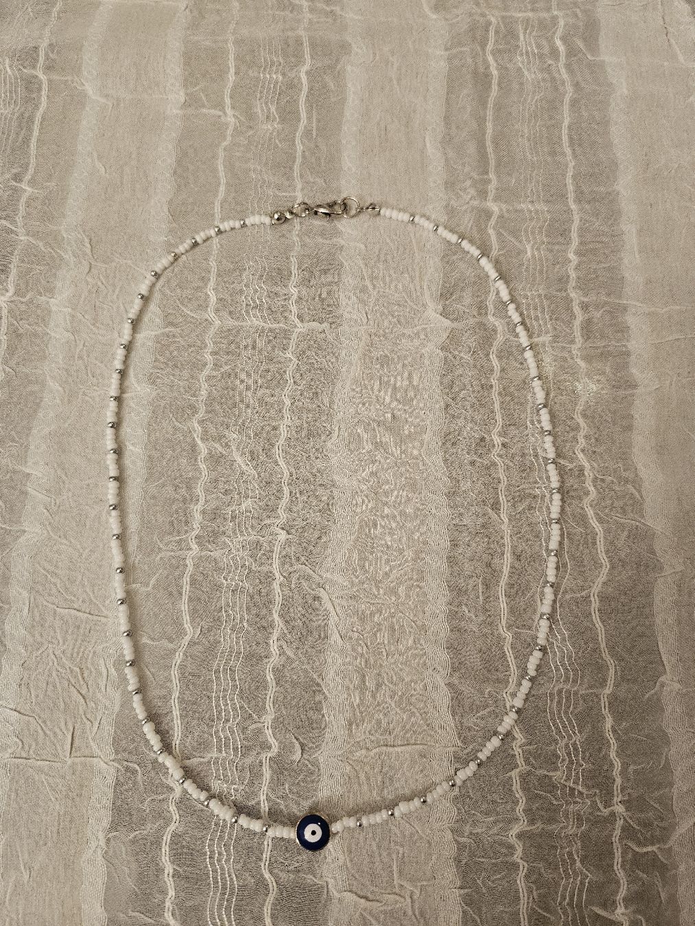 Catenine: Blaue Perlenkette mit Nazar-Amulett – Nuovo (secondo la descrizione) da Dietikon venduto da Eleda 4