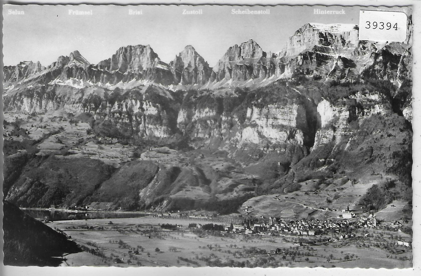 Cartoline postali: Walenstadt - Generalansicht – Usato da Ettingen venduto da Kartenplanet