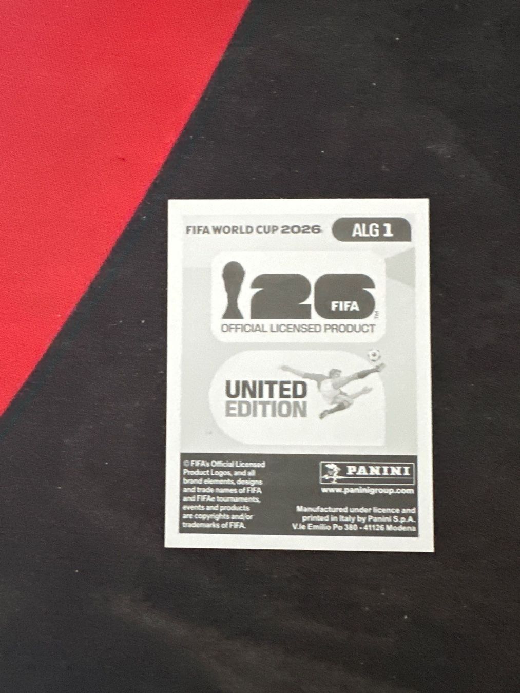 Panini Carte collezionabili: Panini FIFA WM 2026 Sticker - ALG 1 – Usato da Sulz AG venduto da DealWerk 1