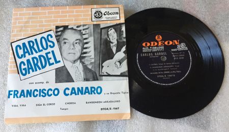 Very rare Carlos Gardel Francisco Canaro