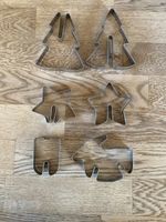 Weihnachts-Ausstechformen, 6er-Set, neuwertig