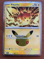 Pokemon Pikachu 30 Jahre (Versand gratis)
