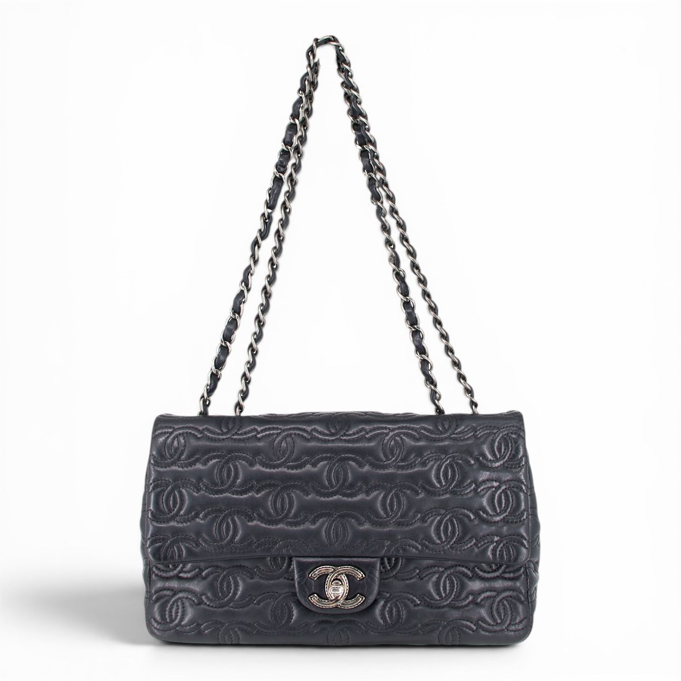 Chanel Borse da donna: Chanel CC stitch single flap schwarz – Usato da Binningen venduto da Designerlabels 2