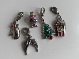 Weihnachten Charms Anhänger Konvolut