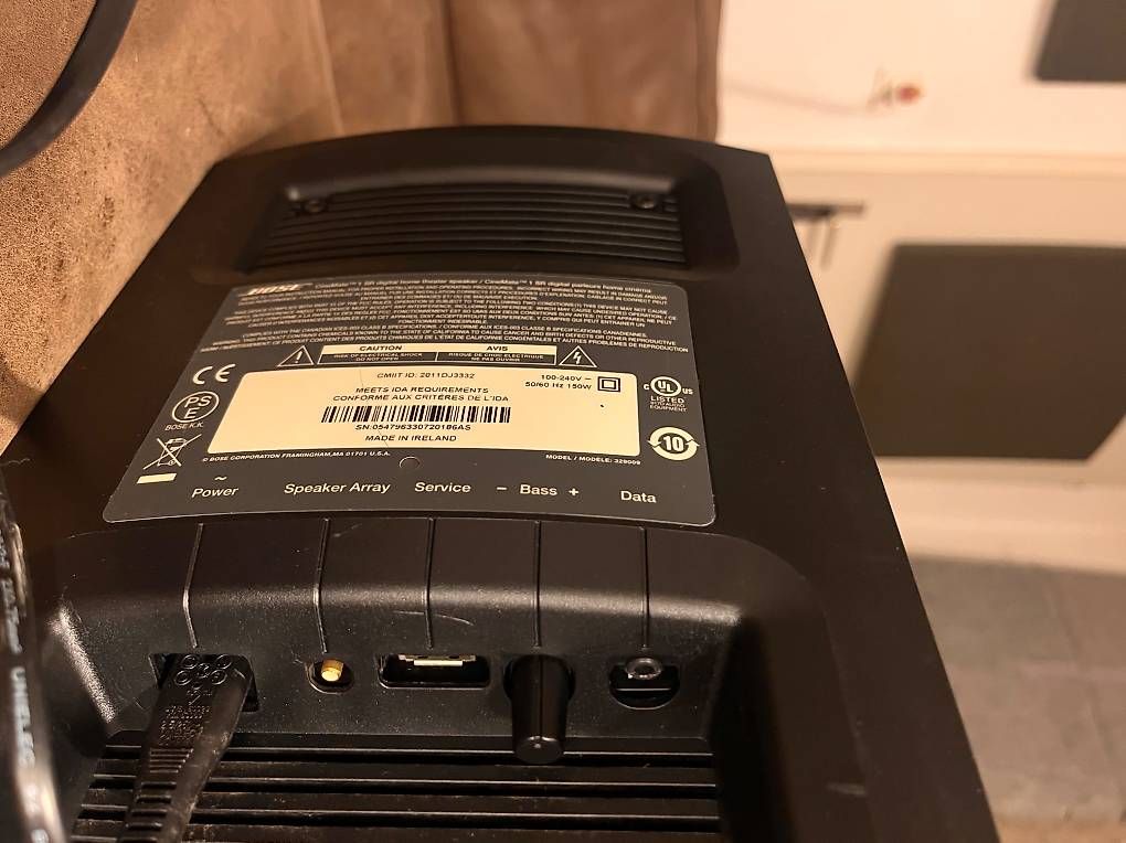 Bose Home Cinema: Bose Subwoofer CineMate 1 – Usato da Spiegel b. Bern venduto da enzominor9 3