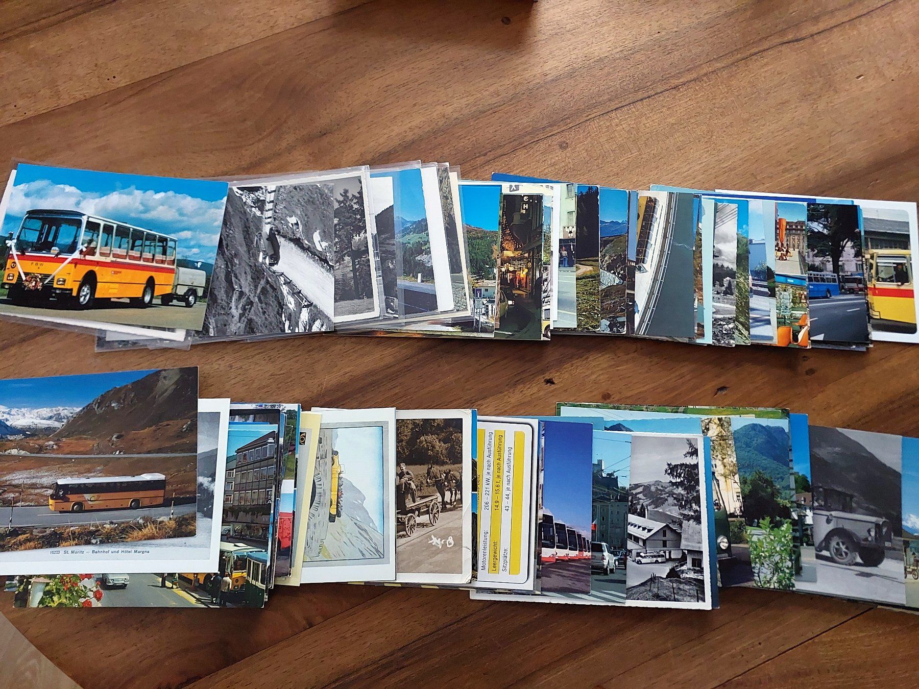 Ansichtskarten: 100 verschiedene Ansichtskarten - Postautos Schweiz – Gebraucht aus Schönenwerd von Steidi 1