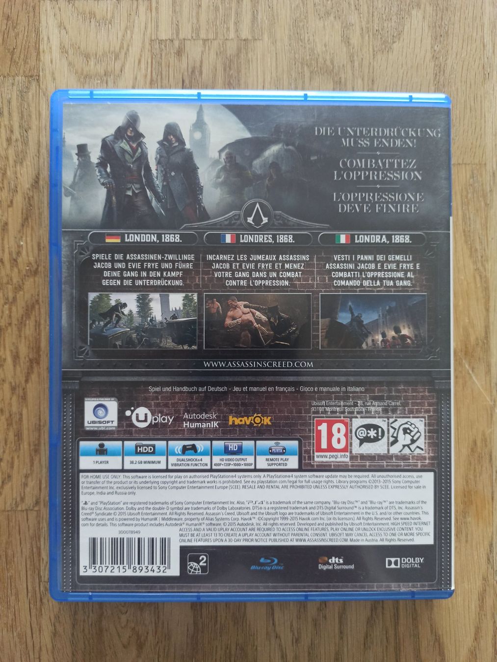 Giochi: Assassin's Creed Syndicate Special Edition PS4 / PS5 – Usato da Oberweningen venduto da mar_87mx 1