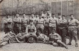 Soldaten mit Fass CARDINAL FRIBOURG N° 25755 L26 1. WK 14-18
