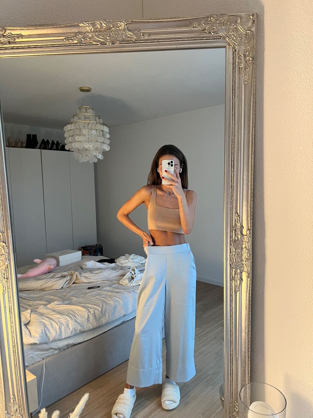 Zara Pantaloni: Stoffhose hellblau Gr. XS/S – Nuovo (secondo la descrizione) da Zürich venduto da llor.dell 1