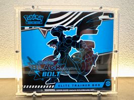 Pokémon Black Bolt ETB EN OVP + Acrylbox