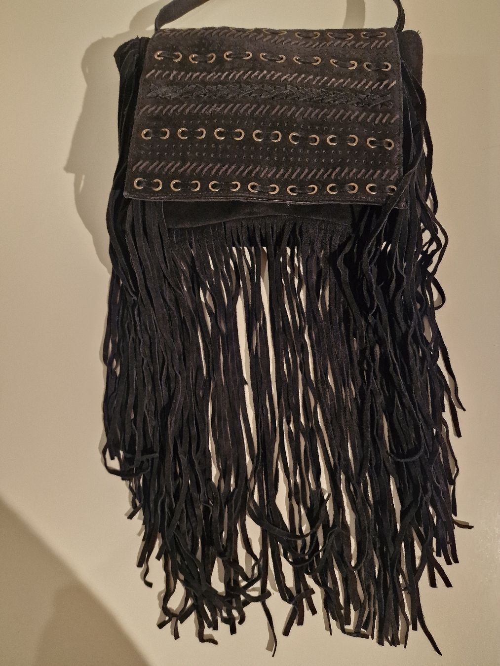 Sacs femmes: Modische Fransen-Tasche von Moddison, schwarz. – D'occasion à St. Margrethen SG par Goldig 4