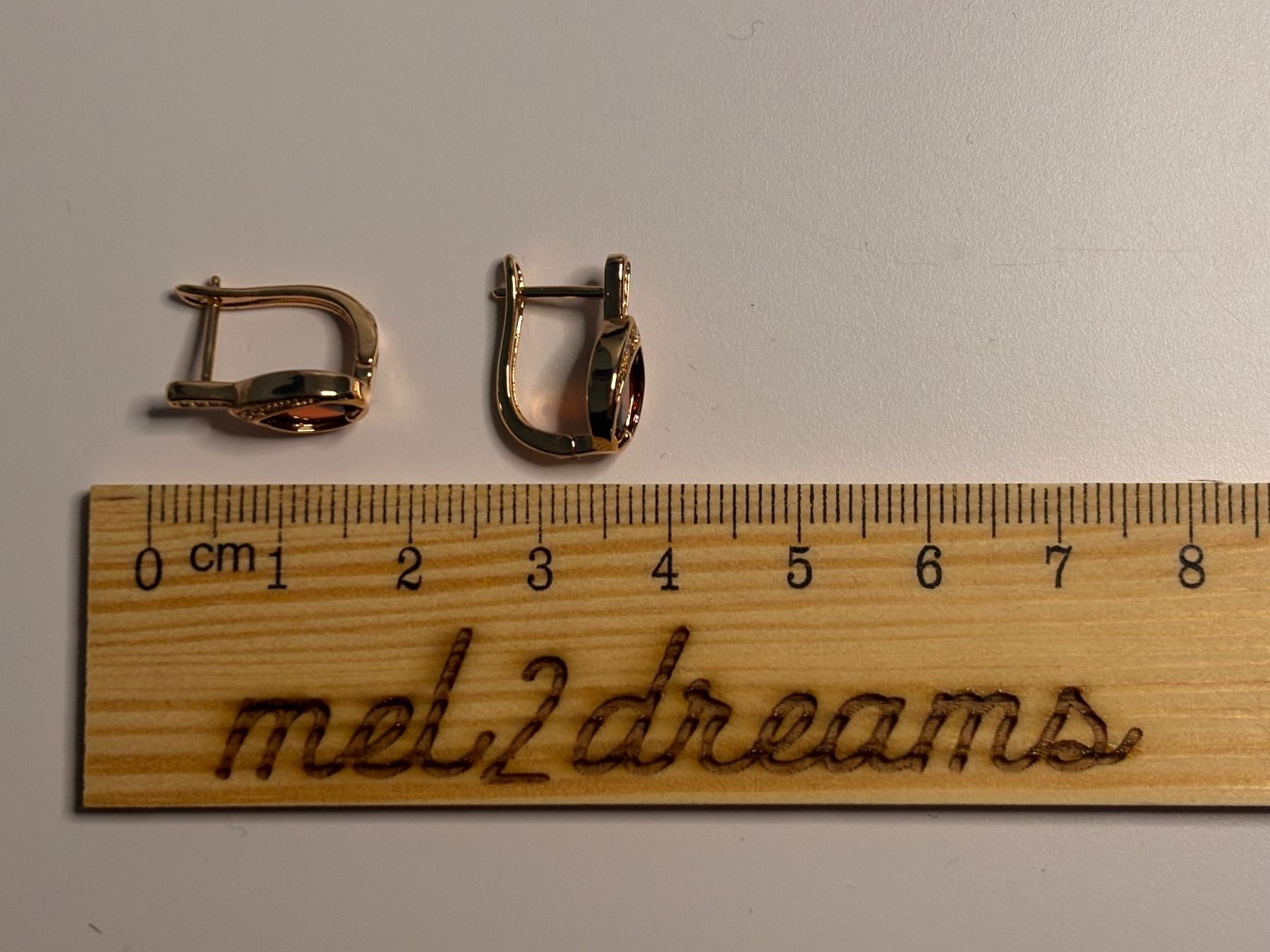 Orecchini pendenti & Orecchini a lobo: Boucles d'oreilles or & grenat ✨ – Nuovo (secondo la descrizione) da Lausanne venduto da mel2dreams 2