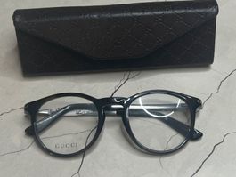 Brille Gucci Kunststoff schwarz mit Etui neu