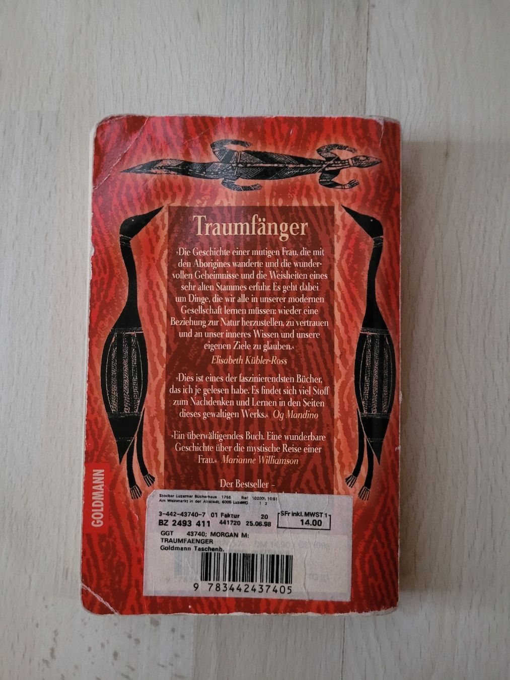 Libri: Traumfänger Marlo Morgan – Usato da Perlen venduto da Safari_23 1