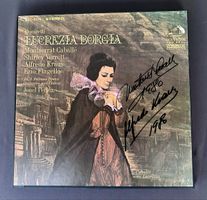 LP-Box! Autogramme von Montserrat Caballé und Alfredo Kraus