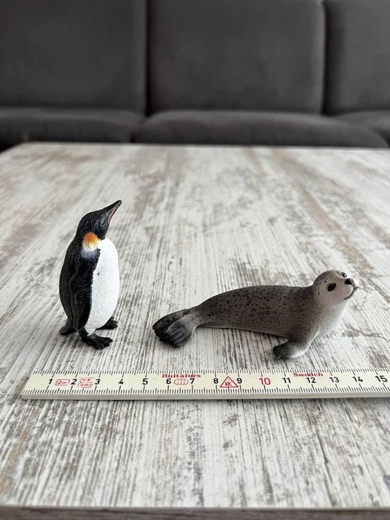 MisFun Pinguin Figuren Set – 11 Stück, Ca. 4 Cm, Aus PVC, Bunt & Detailliert Für Spiel, Deko Oder Sammeln