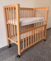 Beistellbett (fillikid) inkl. Matratze 40x90 cm + 2 Laken