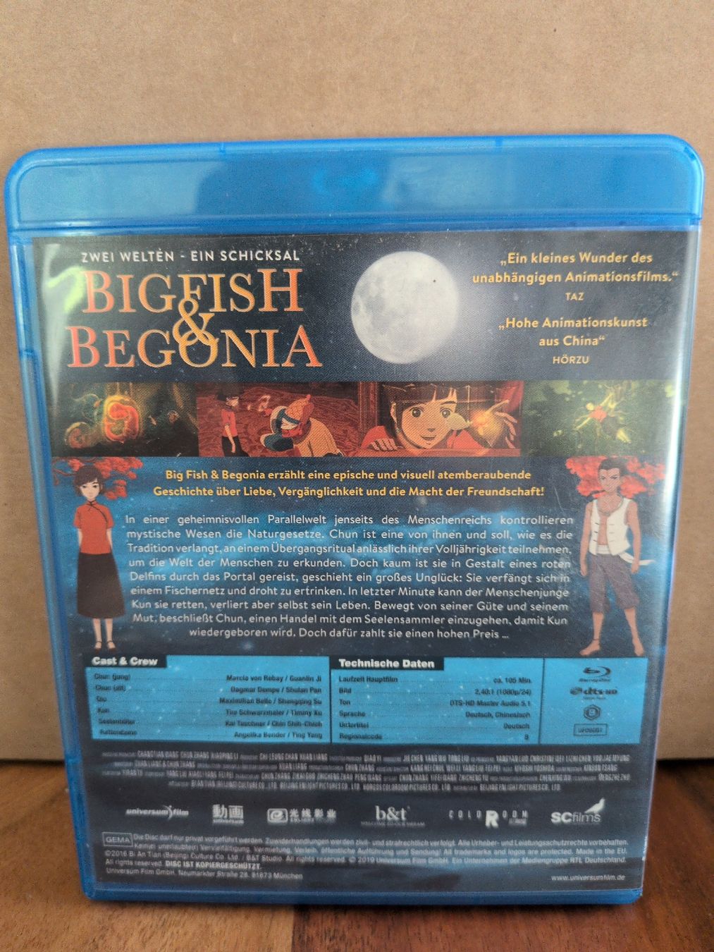 Tutti i DVDs: Big Fish & Begonia Blu-ray – Usato da Thun venduto da Pizzamike 1