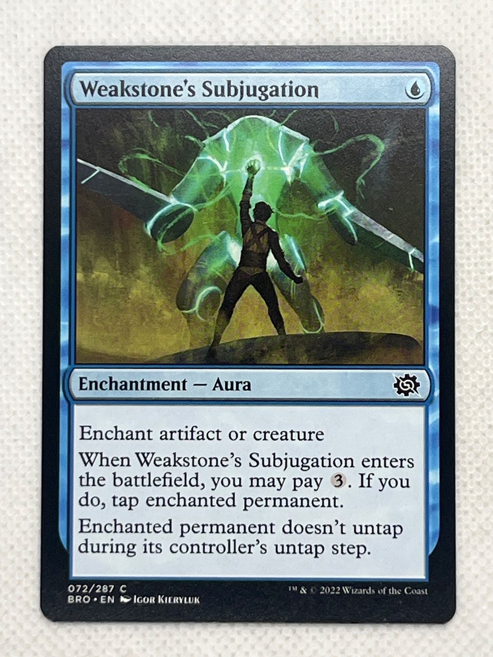Magic The Gathering Carte collezionabili: MTG Weakstone’s Subjugation BRO 072 Englisch Common – Usato da Hinterkappelen venduto da Kim1992