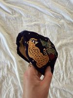Velvet Headband with Embroidery 