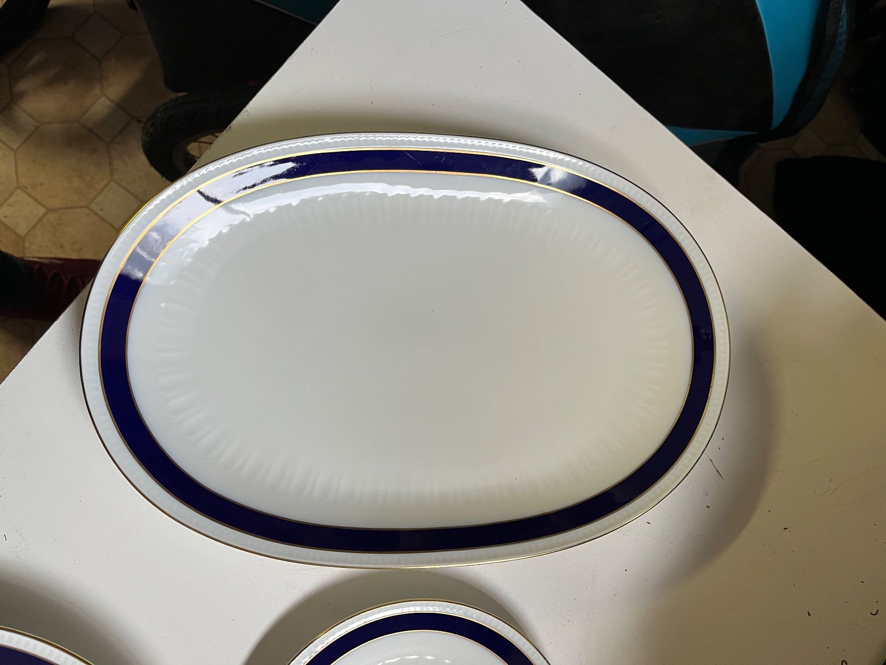 Set di piatti: Bareuther Bavaria Cobalt Geschirr Set, 38 teilig – Usato da Obfelden venduto da Pschumi1 3