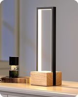 LED Tischlampe Holz Touch Dimmbar Memory-Funktion 3 350