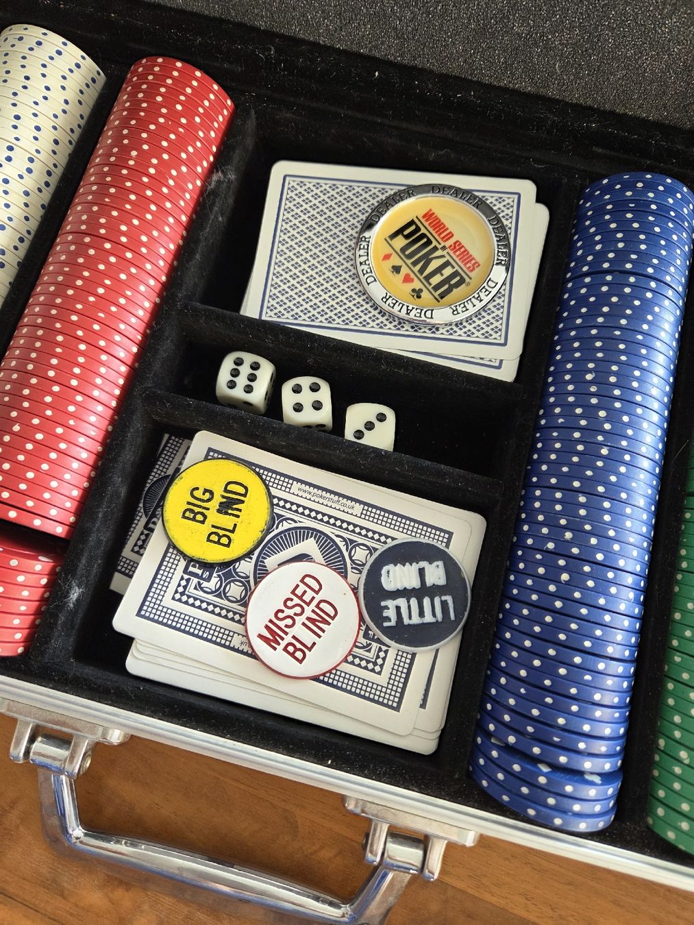Giochi: Poker Set Aluminium Koffer – Usato da Schenkon venduto da jinibi 1