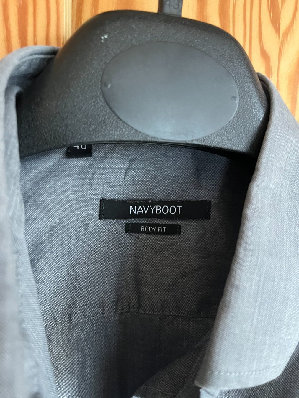 Camicie: Navyboot Hemd, Graues Herrenhemd, Grösse 40, Top Zustand – Usato da Abtwil SG venduto da VincentVegas1 1