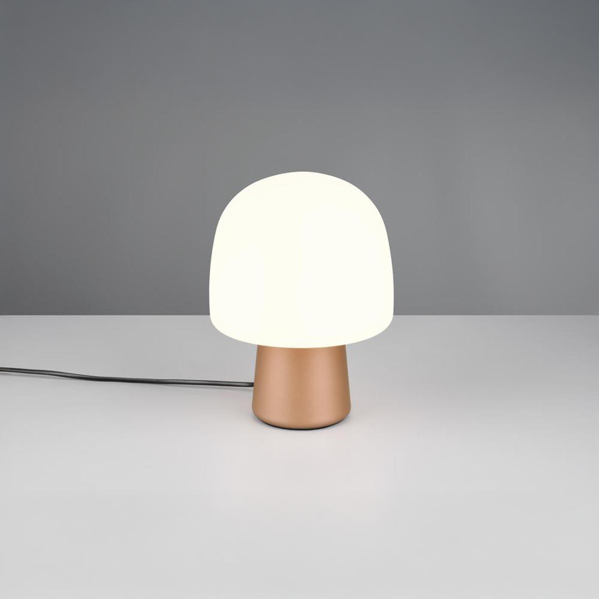 Lampade: Tischleuchte, Glas, Braun, 27 cm Höhe – Nuovo (secondo la descrizione) da Kreuzlingen venduto da Smart-Light