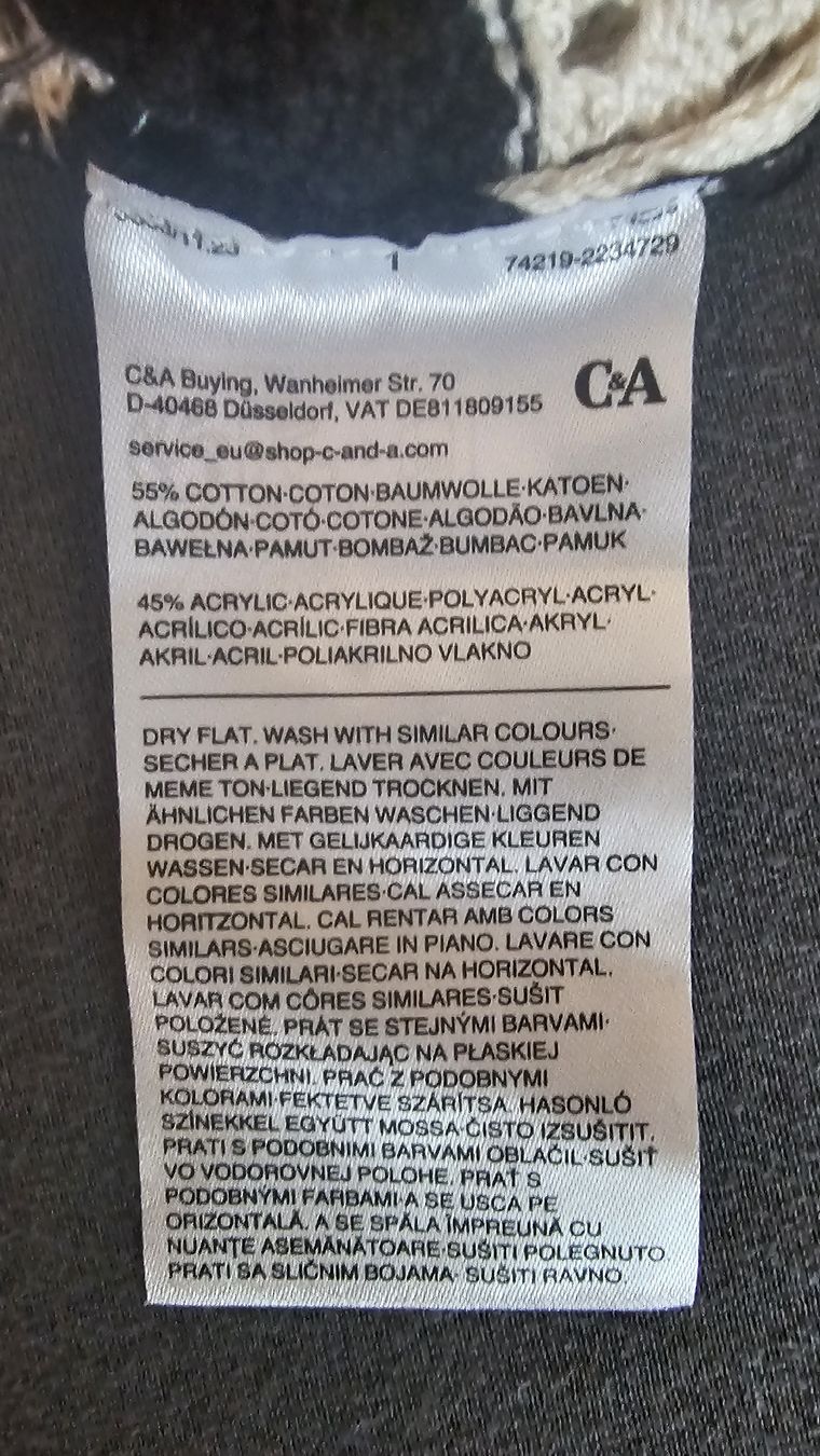 C&A Maglioni & Felpe: Gestreifter Netzpullover von C&A, Gr. XL, Neu – Nuovo e nell'imballaggio originale da Arbon venduto da Flyaway8 2