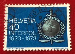 CH Briefmarken Stempelt Basel