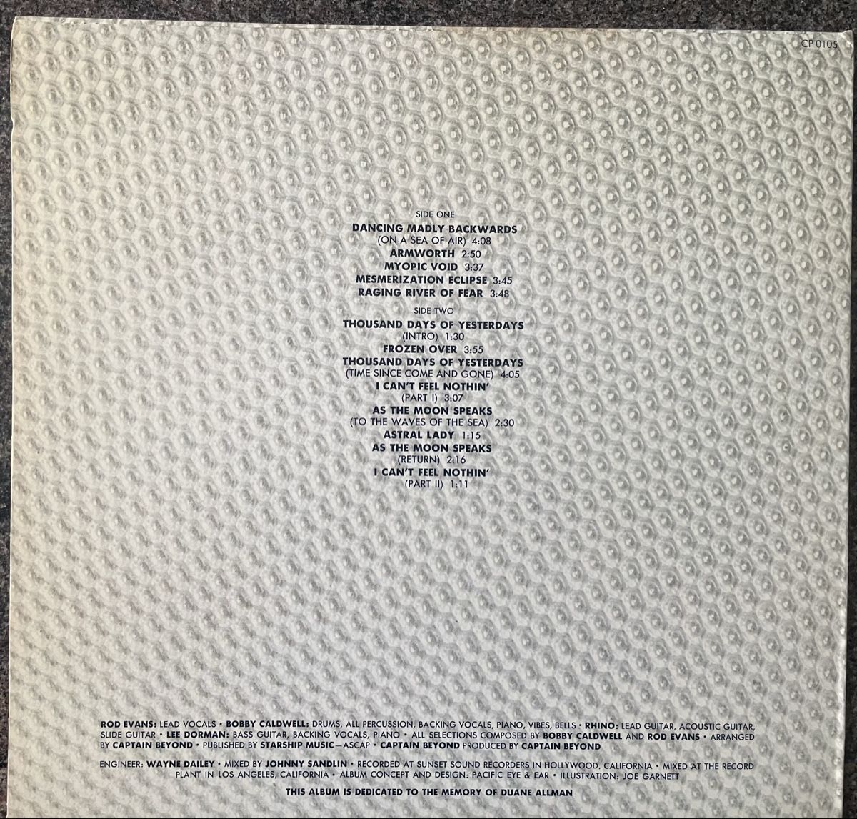 Dischi in vinile: Captain Beyond - Same - Promo Vinyl LP - Rarität  – Usato da Olten venduto da Bluespapst 1