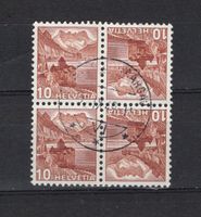 Lots Timbres Suisse  ,  Werbemarken  Bloc de 4 voir Photos